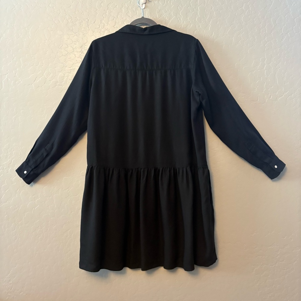 Frank & Eileen Grayson the Changemaker dress in black liquid lyocell size 01 XS - Picture 10 of 16